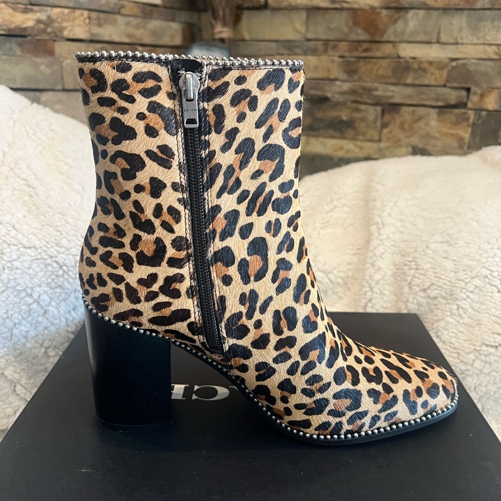 Coach DREA Beaded HairCalf Boot - Picture 5 of 14